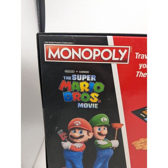 The Super Mario Bros Movie Monopoly Game Sealed Unopened 2024 - Picture 4 of 5